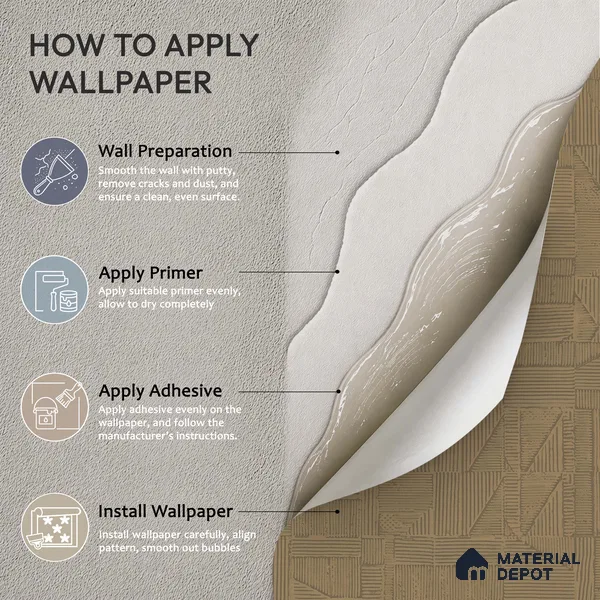 1330 | 10 Meter x 21 Inches Texture Look Wallpaper - 57.41 Sq. Ft. | Minimum 15% wastage during installation