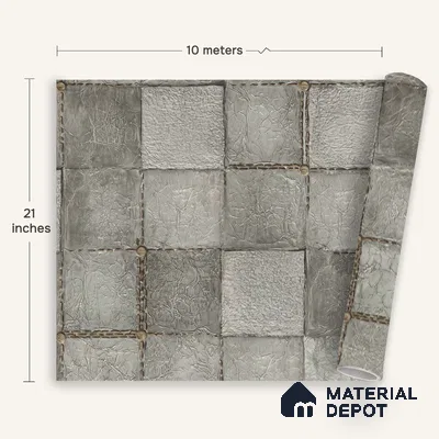 1331 | 10 Meter x 21 Inches Patterned Look Wallpaper - 57.41 Sq. Ft. | Minimum 15% wastage during installation
