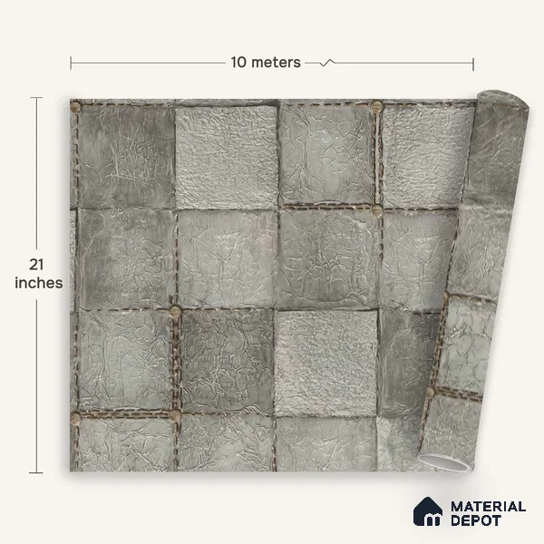 1331 | 10 Meter x 21 Inches Patterned Look Wallpaper - 57.41 Sq. Ft. | Minimum 15% wastage during installation