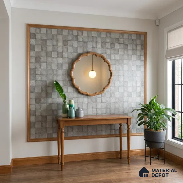 1331 | 10 Meter x 21 Inches Patterned Look Wallpaper - 57.41 Sq. Ft. | Minimum 15% wastage during installation