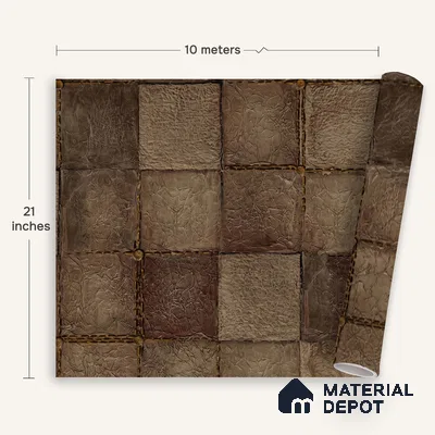 1332 | 10 Meter x 21 Inches Patterned Look Wallpaper - 57.41 Sq. Ft. | Minimum 15% wastage during installation