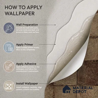 1332 | 10 Meter x 21 Inches Patterned Look Wallpaper - 57.41 Sq. Ft. | Minimum 15% wastage during installation