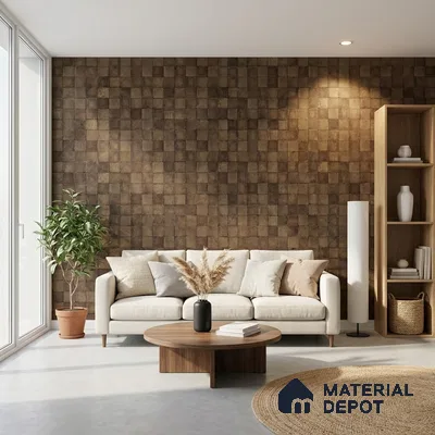 1332 | 10 Meter x 21 Inches Patterned Look Wallpaper - 57.41 Sq. Ft. | Minimum 15% wastage during installation