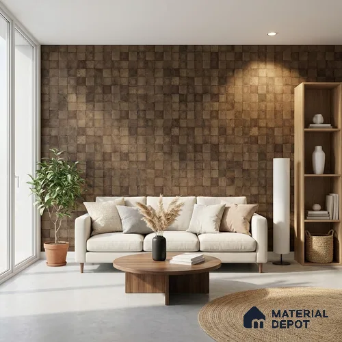 1332 | 10 Meter x 21 Inches Patterned Look Wallpaper - 57.41 Sq. Ft. | Minimum 15% wastage during installation