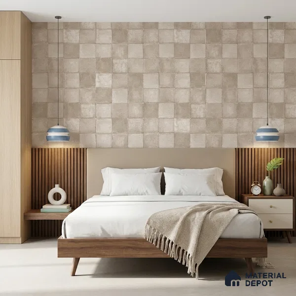 1333 | 10 Meter x 21 Inches Patterned Look Wallpaper - 57.41 Sq. Ft. | Minimum 15% wastage during installation