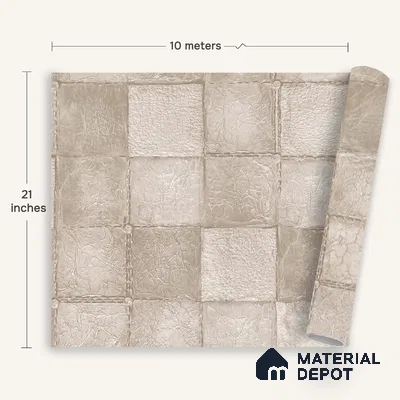 1333 | 10 Meter x 21 Inches Patterned Look Wallpaper - 57.41 Sq. Ft. | Minimum 15% wastage during installation
