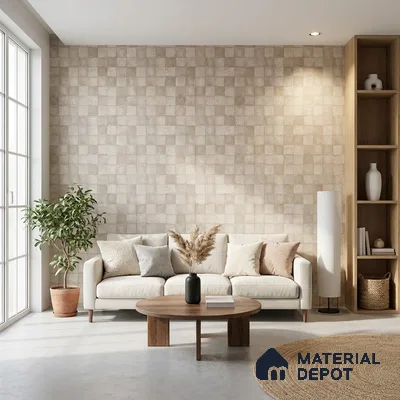 1333 | 10 Meter x 21 Inches Patterned Look Wallpaper - 57.41 Sq. Ft. | Minimum 15% wastage during installation