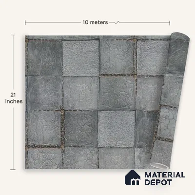 1334 | 10 Meter x 21 Inches Patterned Look Wallpaper - 57.41 Sq. Ft. | Minimum 15% wastage during installation