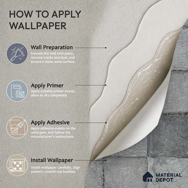 1334 | 10 Meter x 21 Inches Patterned Look Wallpaper - 57.41 Sq. Ft. | Minimum 15% wastage during installation