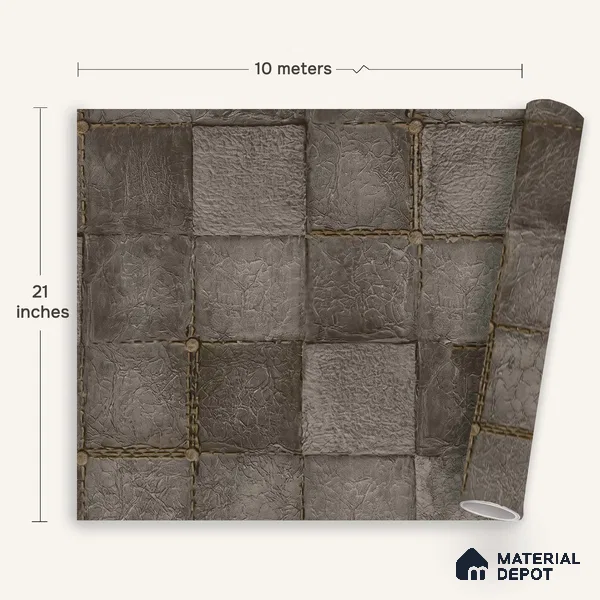 1335 | 10 Meter x 21 Inches Patterned Look Wallpaper - 57.41 Sq. Ft. | Minimum 15% wastage during installation