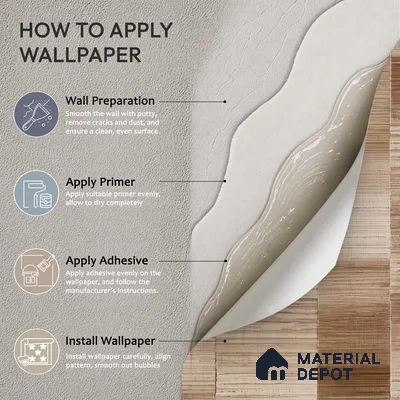 1336 | 10 Meter x 21 Inches Patterned Look Wallpaper - 57.41 Sq. Ft. | Minimum 15% wastage during installation