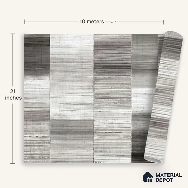 1337 | 10 Meter x 21 Inches Patterned Look Wallpaper - 57.41 Sq. Ft. | Minimum 15% wastage during installation