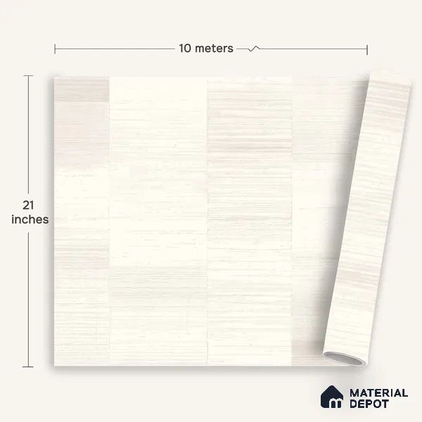 1338 | 10 Meter x 21 Inches Patterned Look Wallpaper - 57.41 Sq. Ft. | Minimum 15% wastage during installation