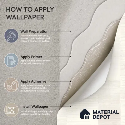 1338 | 10 Meter x 21 Inches Patterned Look Wallpaper - 57.41 Sq. Ft. | Minimum 15% wastage during installation