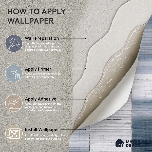 1339 | 10 Meter x 21 Inches Patterned Look Wallpaper - 57.41 Sq. Ft. | Minimum 15% wastage during installation