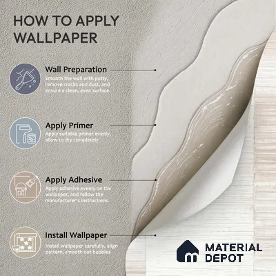 1340 | 10 Meter x 21 Inches Patterned Look Wallpaper - 57.41 Sq. Ft. | Minimum 15% wastage during installation