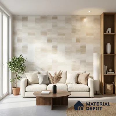 1340 | 10 Meter x 21 Inches Patterned Look Wallpaper - 57.41 Sq. Ft. | Minimum 15% wastage during installation