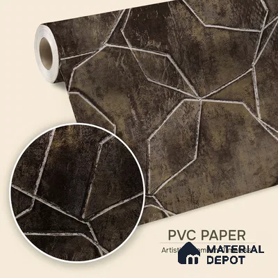 1341 | 10 Meter x 21 Inches Patterned Look Wallpaper - 57.41 Sq. Ft. | Minimum 15% wastage during installation