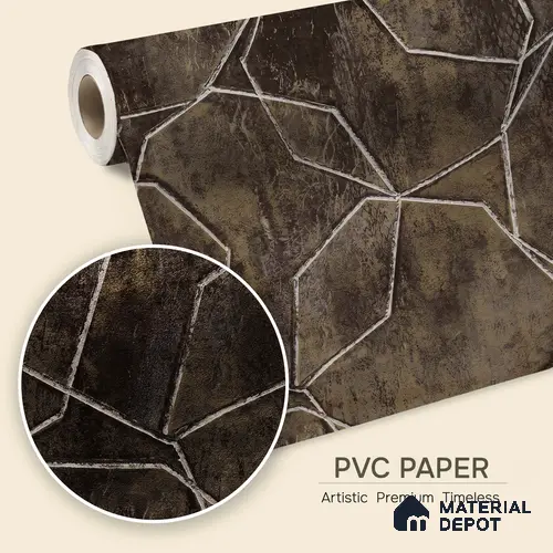 1341 | 10 Meter x 21 Inches Patterned Look Wallpaper - 57.41 Sq. Ft. | Minimum 15% wastage during installation