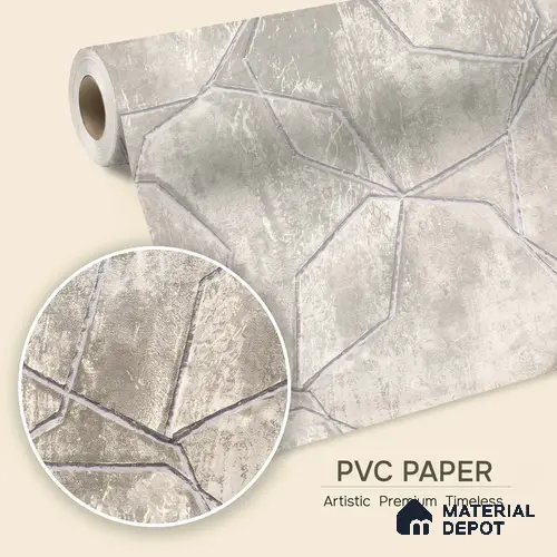 1342 | 10 Meter x 21 Inches Patterned Look Wallpaper - 57.41 Sq. Ft. | Minimum 15% wastage during installation