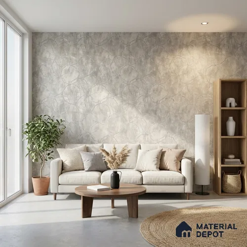 1342 | 10 Meter x 21 Inches Patterned Look Wallpaper - 57.41 Sq. Ft. | Minimum 15% wastage during installation