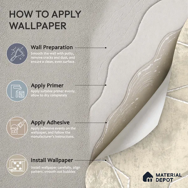1343 | 10 Meter x 21 Inches Patterned Look Wallpaper - 57.41 Sq. Ft. | Minimum 15% wastage during installation