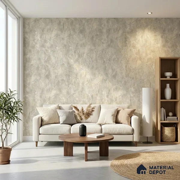 1343 | 10 Meter x 21 Inches Patterned Look Wallpaper - 57.41 Sq. Ft. | Minimum 15% wastage during installation