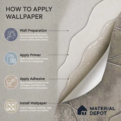 1344 | 10 Meter x 21 Inches Patterned Look Wallpaper - 57.41 Sq. Ft. | Minimum 15% wastage during installation