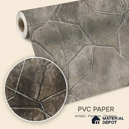 1344 | 10 Meter x 21 Inches Patterned Look Wallpaper - 57.41 Sq. Ft. | Minimum 15% wastage during installation