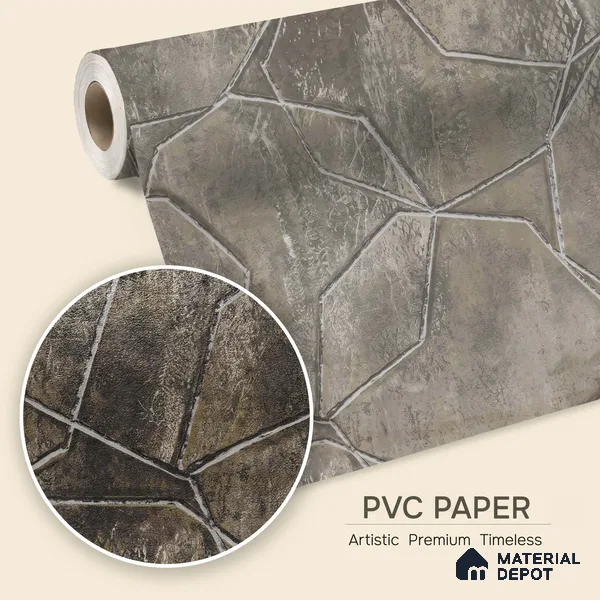 1344 | 10 Meter x 21 Inches Patterned Look Wallpaper - 57.41 Sq. Ft. | Minimum 15% wastage during installation