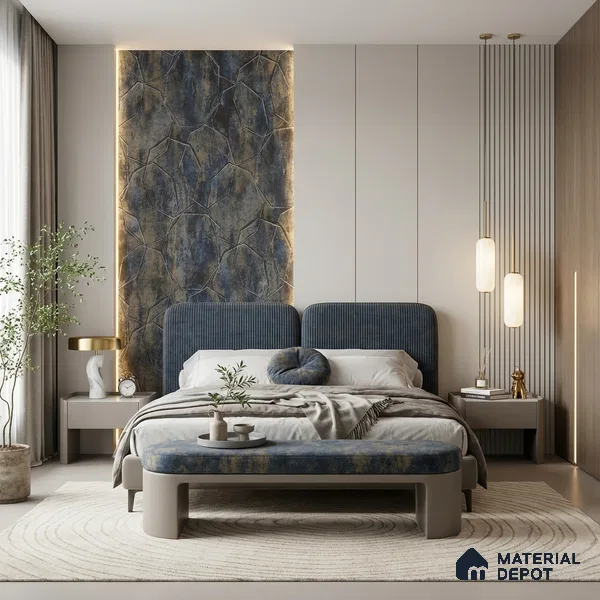 1345 | 10 Meter x 21 Inches Patterned Look Wallpaper - 57.41 Sq. Ft. | Minimum 15% wastage during installation