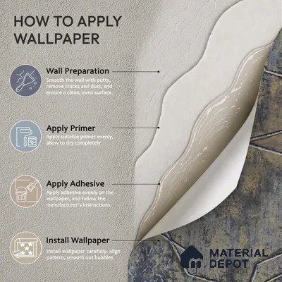 1345 | 10 Meter x 21 Inches Patterned Look Wallpaper - 57.41 Sq. Ft. | Minimum 15% wastage during installation