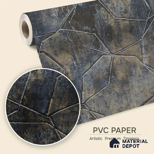 1345 | 10 Meter x 21 Inches Patterned Look Wallpaper - 57.41 Sq. Ft. | Minimum 15% wastage during installation