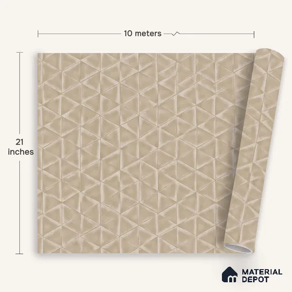 1346 | 10 Meter x 21 Inches Texture Look Wallpaper - 57.41 Sq. Ft. | Minimum 15% wastage during installation