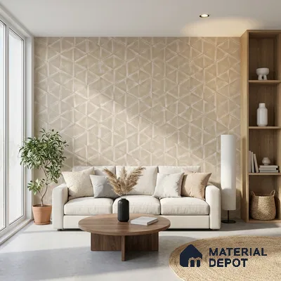1346 | 10 Meter x 21 Inches Texture Look Wallpaper - 57.41 Sq. Ft. | Minimum 15% wastage during installation