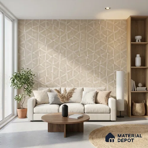 1346 | 10 Meter x 21 Inches Texture Look Wallpaper - 57.41 Sq. Ft. | Minimum 15% wastage during installation