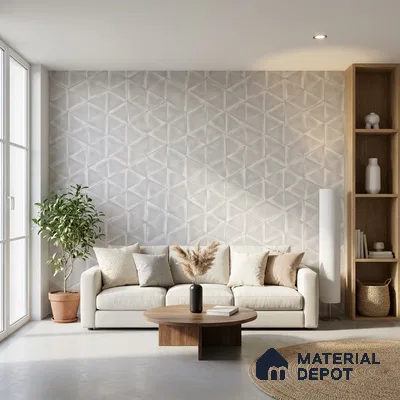 1348 | 10 Meter x 21 Inches Texture Look Wallpaper - 57.41 Sq. Ft. | Minimum 15% wastage during installation