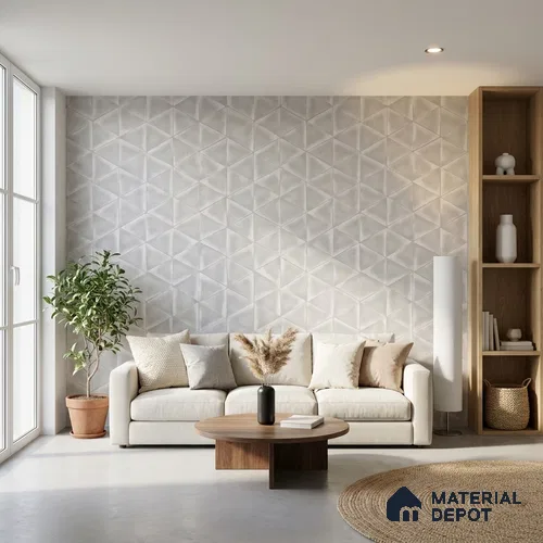 1348 | 10 Meter x 21 Inches Texture Look Wallpaper - 57.41 Sq. Ft. | Minimum 15% wastage during installation