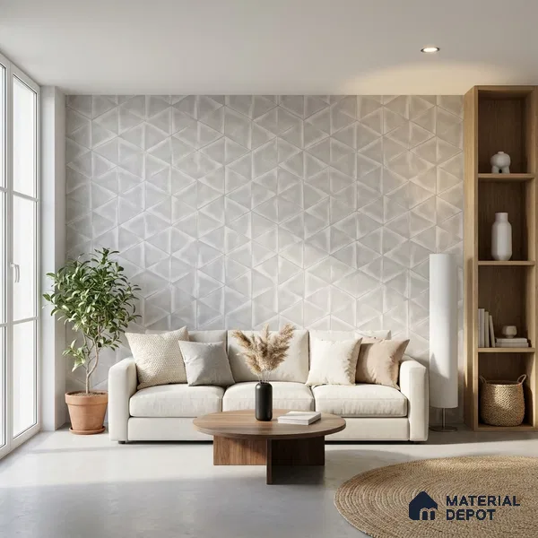 1348 | 10 Meter x 21 Inches Texture Look Wallpaper - 57.41 Sq. Ft. | Minimum 15% wastage during installation