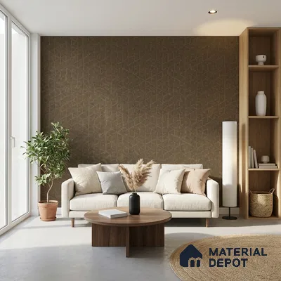 1350 | 10 Meter x 21 Inches Texture Look Wallpaper - 57.41 Sq. Ft. | Minimum 15% wastage during installation