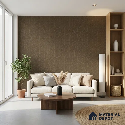 1350 | 10 Meter x 21 Inches Texture Look Wallpaper - 57.41 Sq. Ft. | Minimum 15% wastage during installation