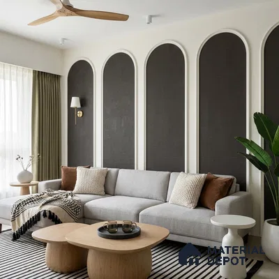 1352 | 10 Meter x 21 Inches Texture Look Wallpaper - 57.41 Sq. Ft. | Minimum 15% wastage during installation