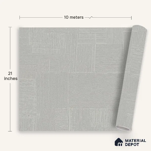 1353 | 10 Meter x 21 Inches Texture Look Wallpaper - 57.41 Sq. Ft. | Minimum 15% wastage during installation
