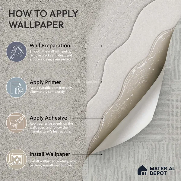 1353 | 10 Meter x 21 Inches Texture Look Wallpaper - 57.41 Sq. Ft. | Minimum 15% wastage during installation