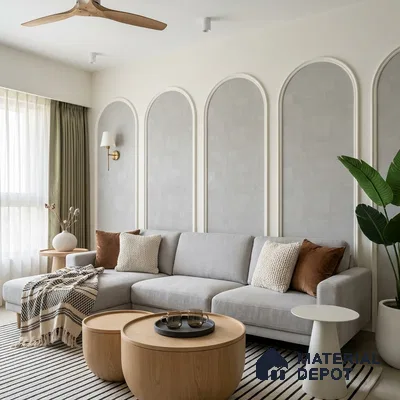 1353 | 10 Meter x 21 Inches Texture Look Wallpaper - 57.41 Sq. Ft. | Minimum 15% wastage during installation