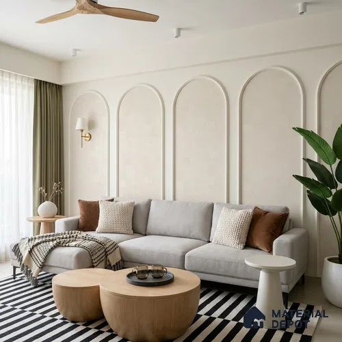 1354 | 10 Meter x 21 Inches Texture Look Wallpaper - 57.41 Sq. Ft. | Minimum 15% wastage during installation