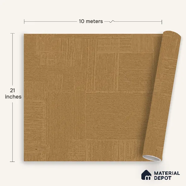 1355 | 10 Meter x 21 Inches Texture Look Wallpaper - 57.41 Sq. Ft. | Minimum 15% wastage during installation