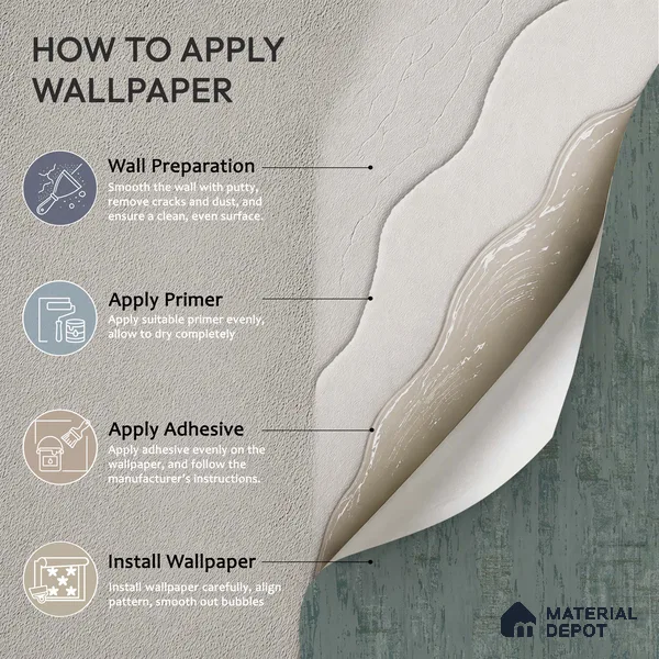 1356 | 10 Meter x 21 Inches Texture Look Wallpaper - 57.41 Sq. Ft. | Minimum 15% wastage during installation