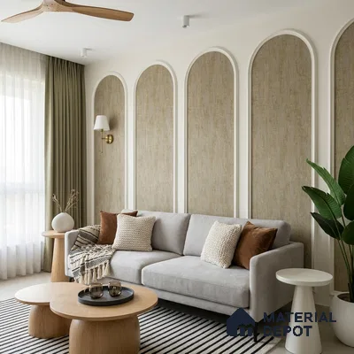 1357 | 10 Meter x 21 Inches Texture Look Wallpaper - 57.41 Sq. Ft. | Minimum 15% wastage during installation