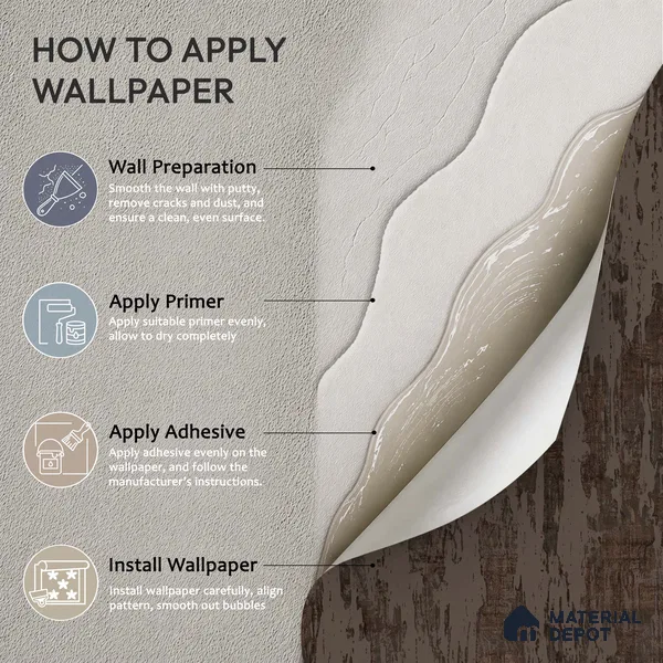 1358 | 10 Meter x 21 Inches Texture Look Wallpaper - 57.41 Sq. Ft. | Minimum 15% wastage during installation